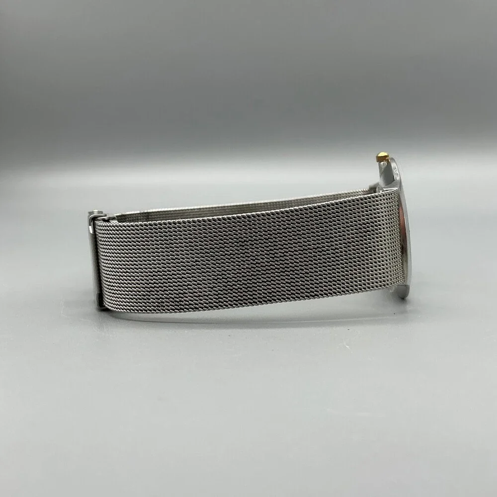 Skagen Mens Watch 34mm Silver Tone Mesh Stainless Denmark 233LSC New Battery